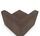 Dane single-seater corner module Rechts Aulla Cacao | brown, thumbnail 4 of 4