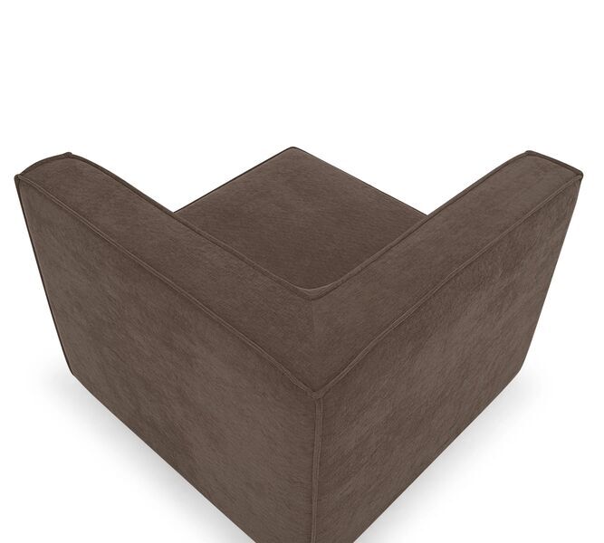 Dane single-seater corner module Rechts Aulla Cacao | brown, image 4 of 4