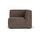 Dane single-seater corner module Rechts Aulla Cacao | brown, thumbnail 1 of 5