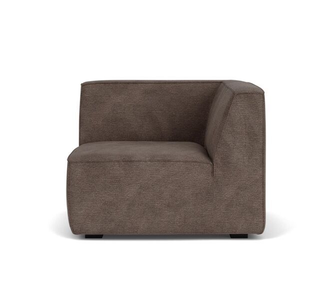 Dane single-seater corner module Rechts Aulla Cacao | brown, image 1 of 5