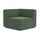 Dane single-seater corner module Rechts Cura Dark Green | green, thumbnail 1 of 4