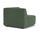 Dane single-seater corner module Rechts Cura Dark Green | green, thumbnail 2 of 4