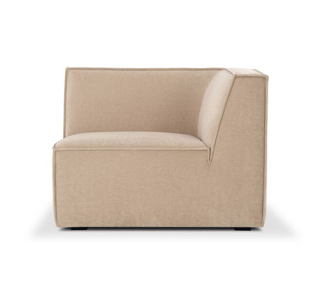 Dane 1-Seater Corner Module Right Danny Cream | braun, image 1 of 5