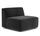Dane single-seater Modul velour matte Dark Grey | grey, thumbnail 1 of 4