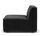Dane single-seater Modul velour matte Dark Grey | grey, thumbnail 3 of 4