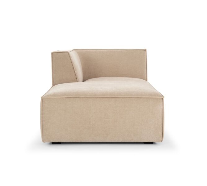 Dane single-seater left chaise longue Danny Cream | brown, image 1 of 4
