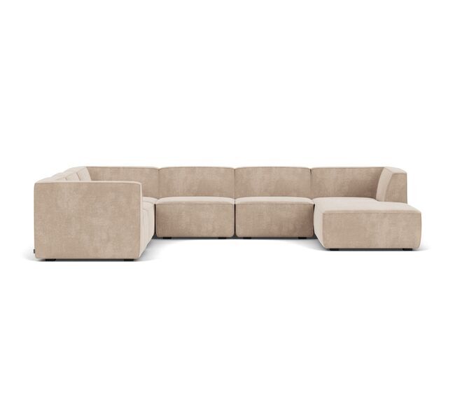 Dane single-seater left chaise longue Danny Cream | brown, image 4 of 4