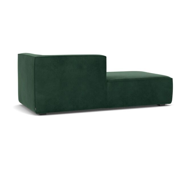 Dane 1-Sitzer Récamiere Links Velour Lux Dark Green | dunkelgrün, image 2 of 4