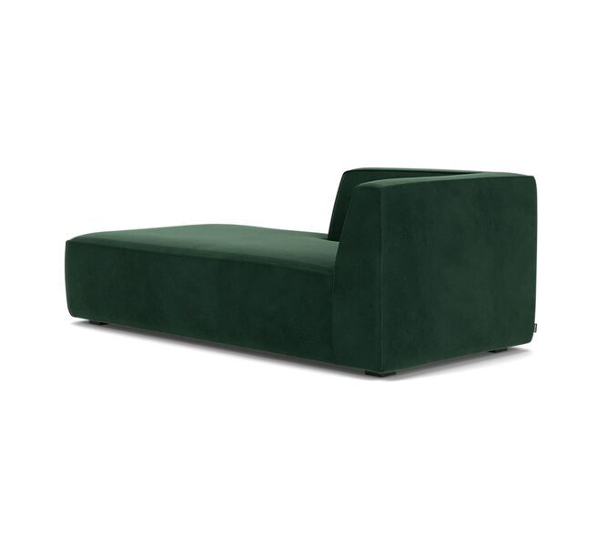 Dane 1-Sitzer Récamiere Links Velour Lux Dark Green | dunkelgrün, image 3 of 4