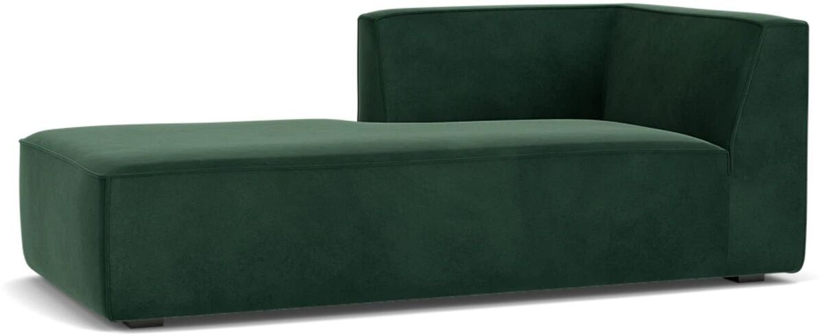 Dane en-sits vänster schäslong velour Lux