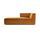 Dane monoposto chaise longue sinistra velluto opaco Amber | giallo, thumbnail 2 of 4