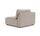 Daphne single-seater corner module left Agnes Brown | brown, thumbnail 3 of 4