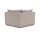 Daphne single-seater corner module left Agnes Brown | brown, thumbnail 4 of 4
