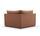 Daphne single-seater corner module left Pebble Rust | brown, thumbnail 1 of 3