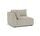 Daphne single-seater corner module Rechts Vega Sand Dune | brown, thumbnail 2 of 4
