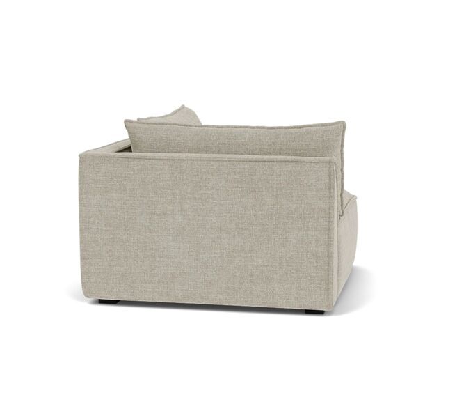 Daphne single-seater corner module Rechts Vega Sand Dune | brown, image 3 of 4
