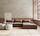Daphne single-seater Modul Rechts Aulla Cacao | brown, thumbnail 2 of 4