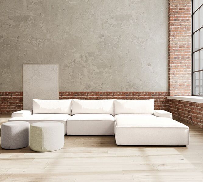 Daphne single-seater Modul Rechts Maya Cream | cream, image 4 of 4