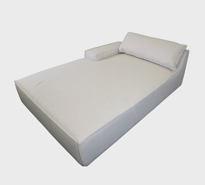 Daphne single-seater left chaise longue Mark Sand | brown, image 3 of 4