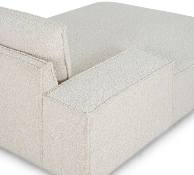 Daphne single-seater left chaise longue Maya Cream | cream, image 4 of 4