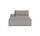 Daphne 1-Sitzer Récamiere Links Maya Warm Grey | grau, thumbnail 1 of 4