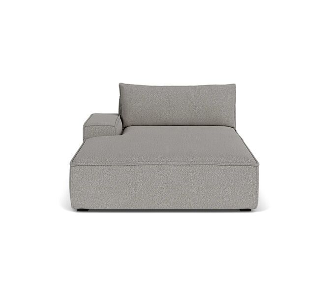 Daphne 1-Sitzer Récamiere Links Maya Warm Grey | grau, image 1 of 4