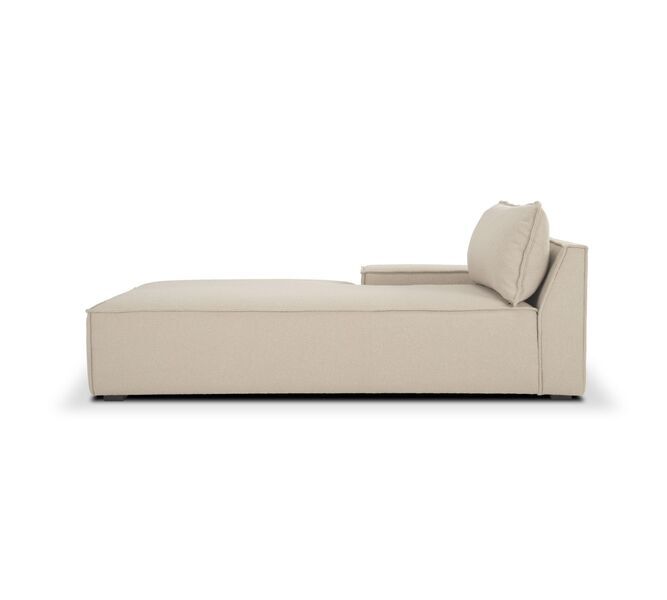 Daphne 1-Seater Left Chaise Longue Pasha Dune | Braun, image 1 of 5