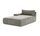 Daphne single-seater left chaise longue Planet Grey Green | grey, thumbnail 1 of 5