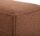 Daphne monoposto chaise longue destra Pebble Rust | marrone, thumbnail 3 of 4