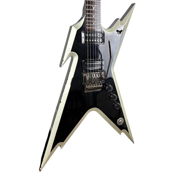 Dean Dimebag Darrel Signature Razorback 2006 - Black Silver | Black Silver, image 2 of 5