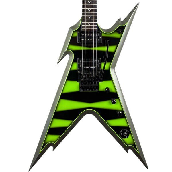 Dean Dimebag Darrell Signature Razorback 2006 - Slime Bumblebee | Slime Bumblebee, image 1 of 5