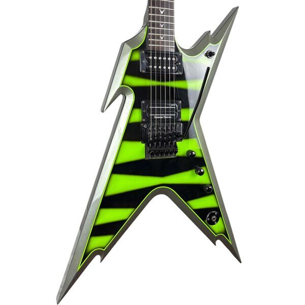 Dean Dimebag Darrell Signature Razorback 2006 - Slime Bumblebee | Slime Bumblebee, image 2 of 5