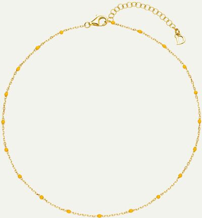 DEAR DARLING BERLIN - Color Pop Choker Mini-Pearls Emaille Sunny Yellow