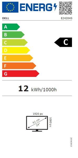Dell E2420HS | 23.8" | with stand | black 5