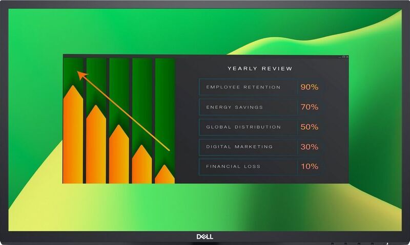 Dell E2423H | 23,8" | uden fod | sort 1