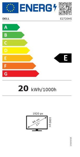 Dell E2720HS | 27" | with stand | black 5
