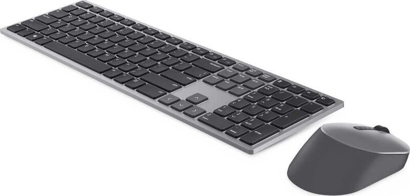 Dell KM7321W Premier Multi-Device Keyboard and Mouse Combo, Titânio Grey, USB/Bluetooth, BE | cinzento | BE 3