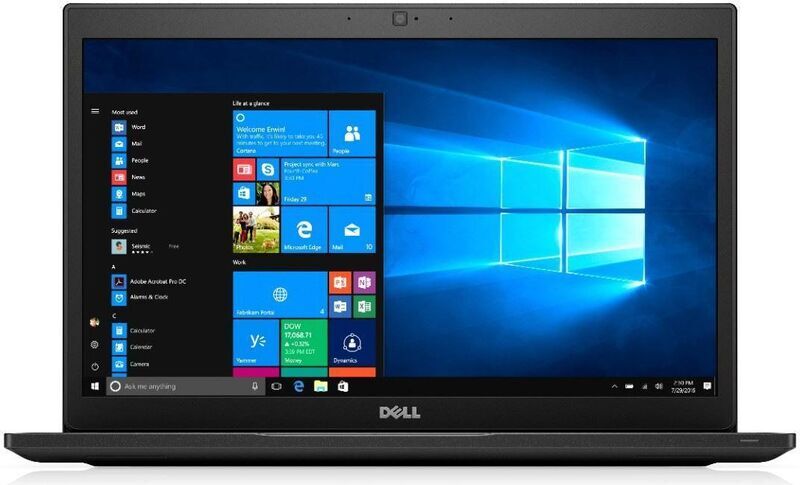 Dell Latitude 7480 | i7-7600U | 14" | 8 GB | 480 GB SSD | FHD | Bakgrundsbelyst tangentbord | Win 10 Pro | DE 1