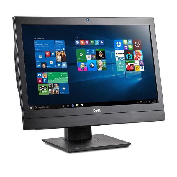 Dell OptiPlex 7440 AIO PC | Intel 6th Gen | 23.8" | i5-6500 | 8 GB | 256 GB SSD | DVD-RW | Webcam | with stand | Win 10 Pro | DE