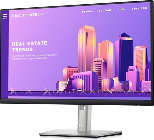Som Ny: Dell P2422H | 23.8" | svart/grå | med stativ