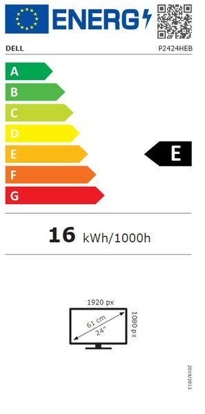 Dell P2424HEB | 23.8" | inkl. fod | sort/grå 5