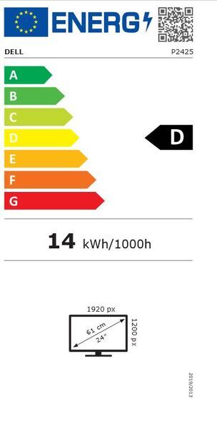 Dell P2425 | 24" | with stand | silver/black 4
