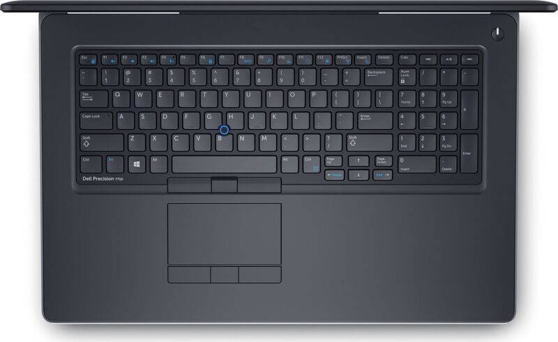 Dell Precision 7720 | i7-7820HQ | 17.3" | 16 GB | 1 TB SSD | FHD | Kamera internetowa | Quadro P3000 | Win 11 Home | DE 3