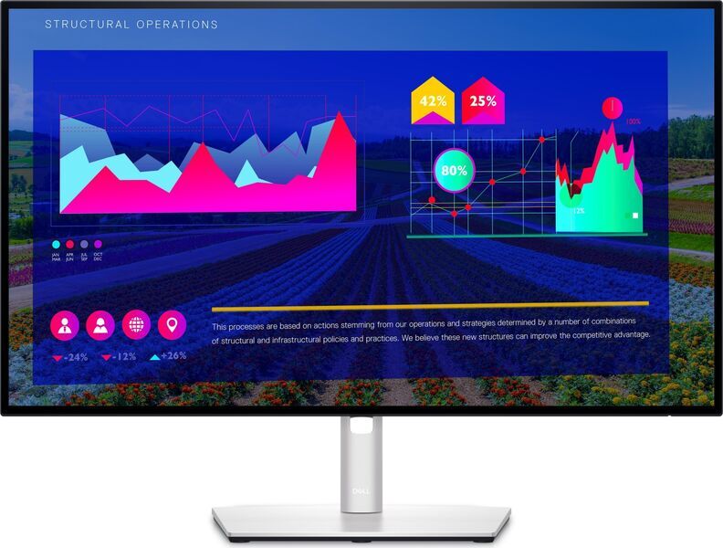 Dell UltraSharp U2722D | 27" | with stand | black/silver 1