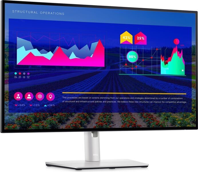 Dell UltraSharp U2722D | 27" | with stand | black/silver 2