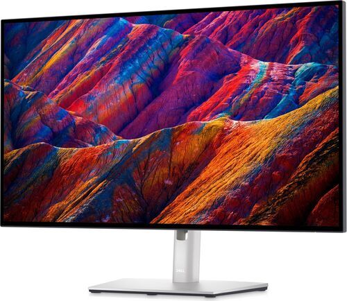 Som Ny: Dell UltraSharp U2723QE | 27" | med stativ | silver/svart