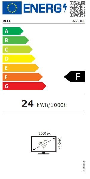 Dell UltraSharp U2724DE | 27" | with stand | black/silver 4