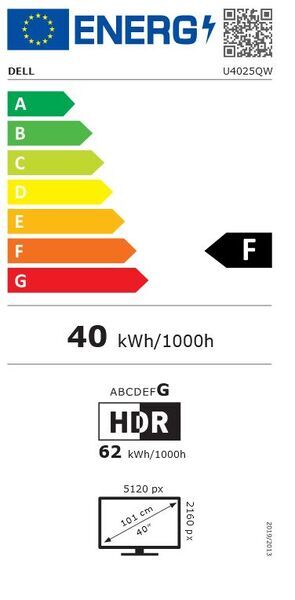 Dell UltraSharp U4025QW | 39.7" | with stand | silver 4