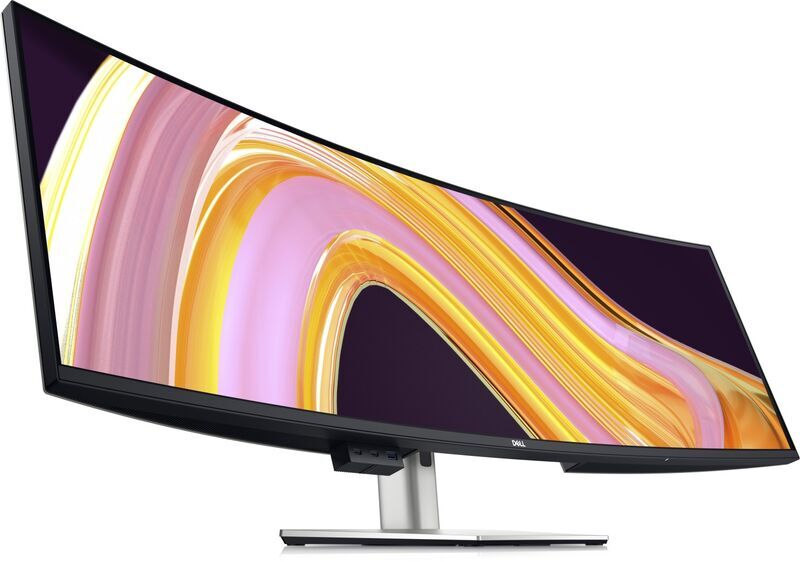 Dell UltraSharp U4924DW | 49" | sis. jalustan | hopea/musta 1
