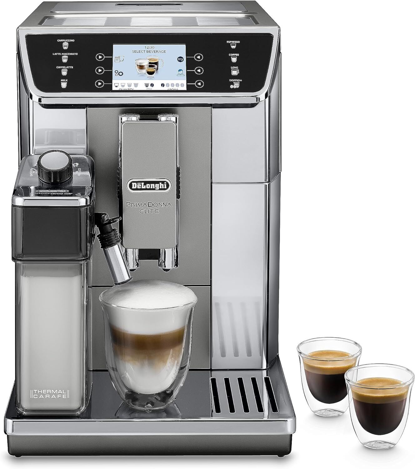 De'Longhi ECAM 656.55.MS PrimaDonna Elite | zilver/zwart